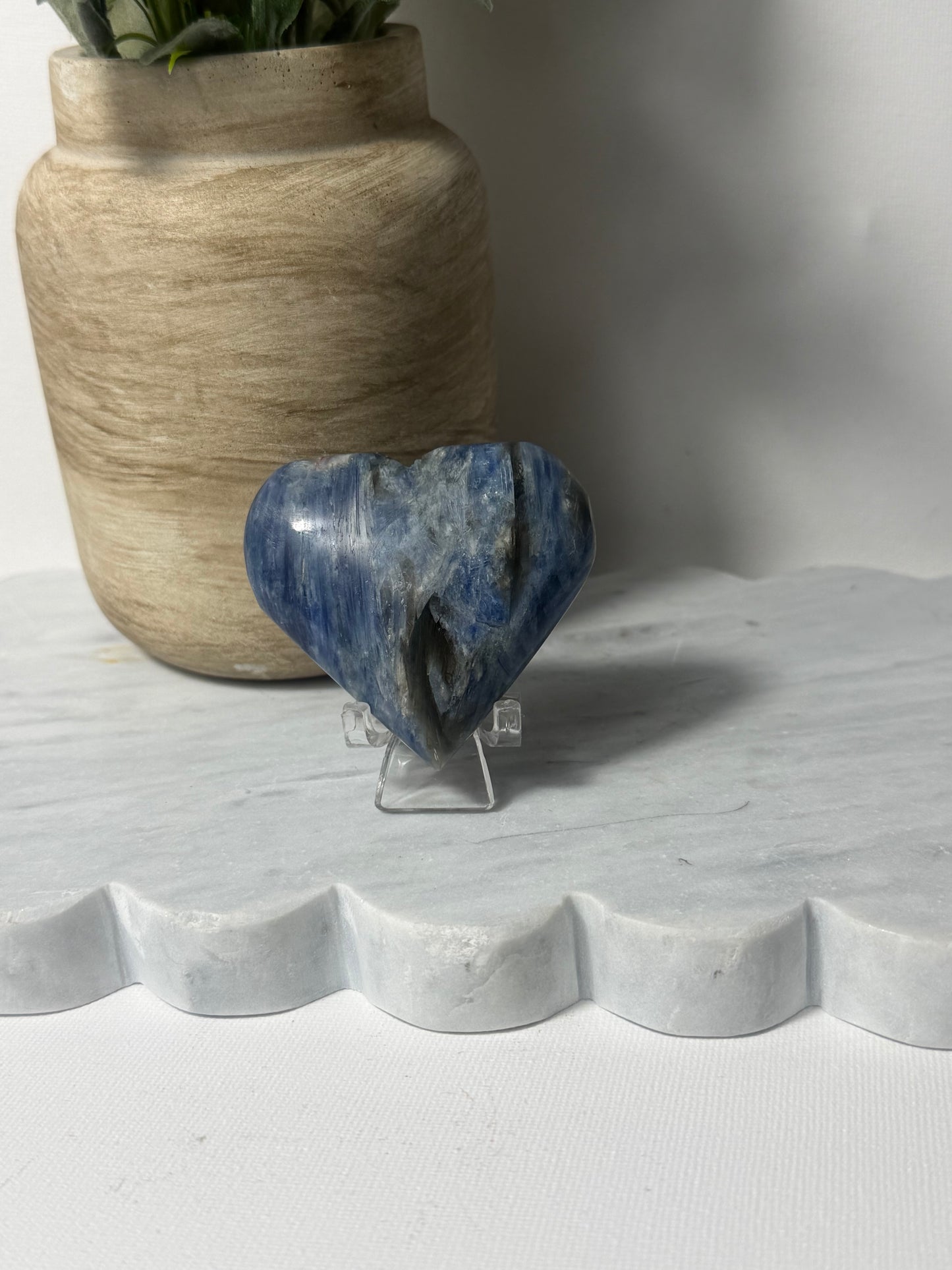 Blue Kyanite Heart