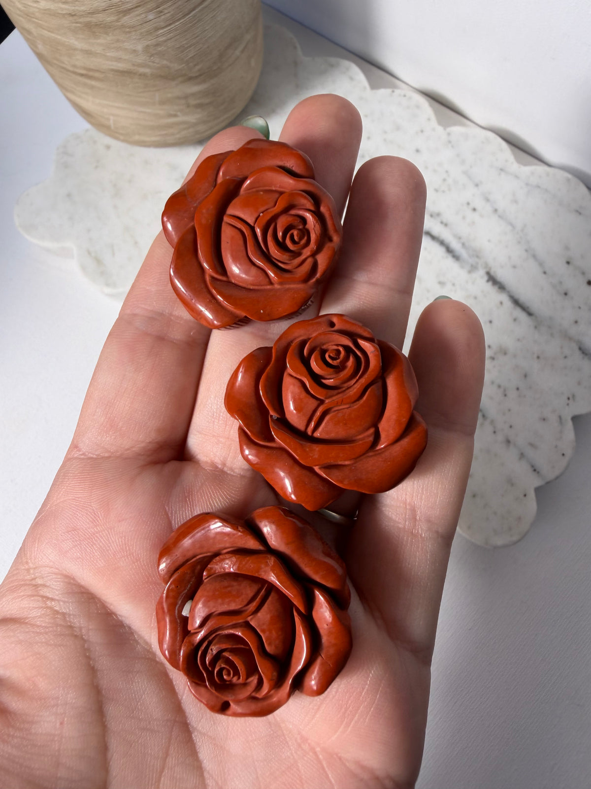 Red Jasper Rose