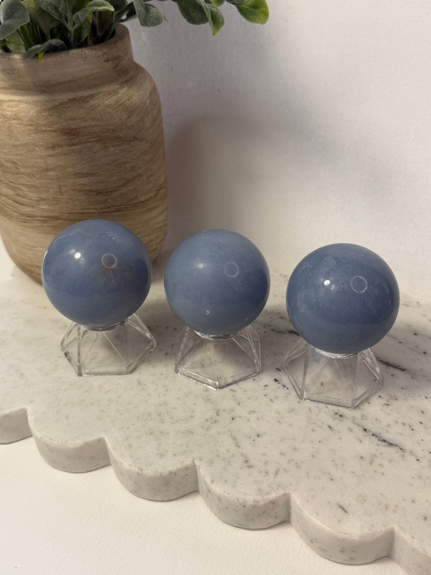 Angelite sphere