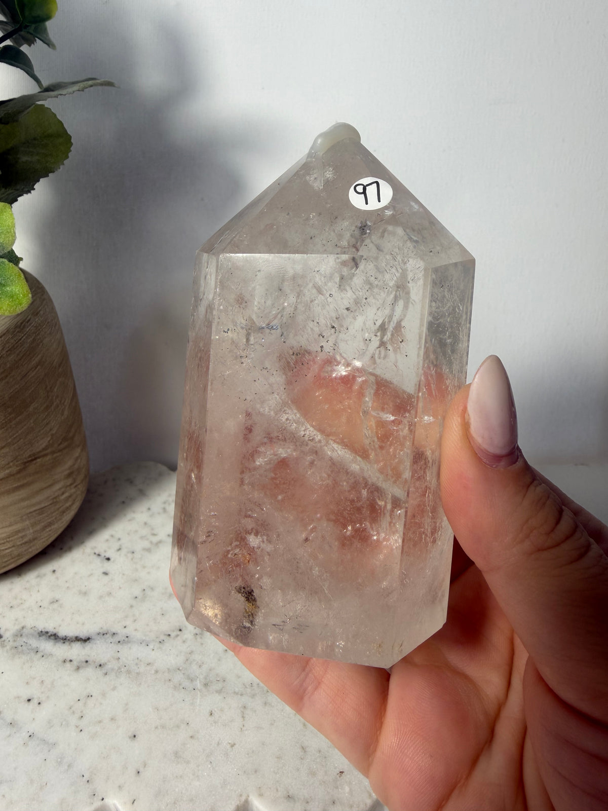 Clear Quartz Tower