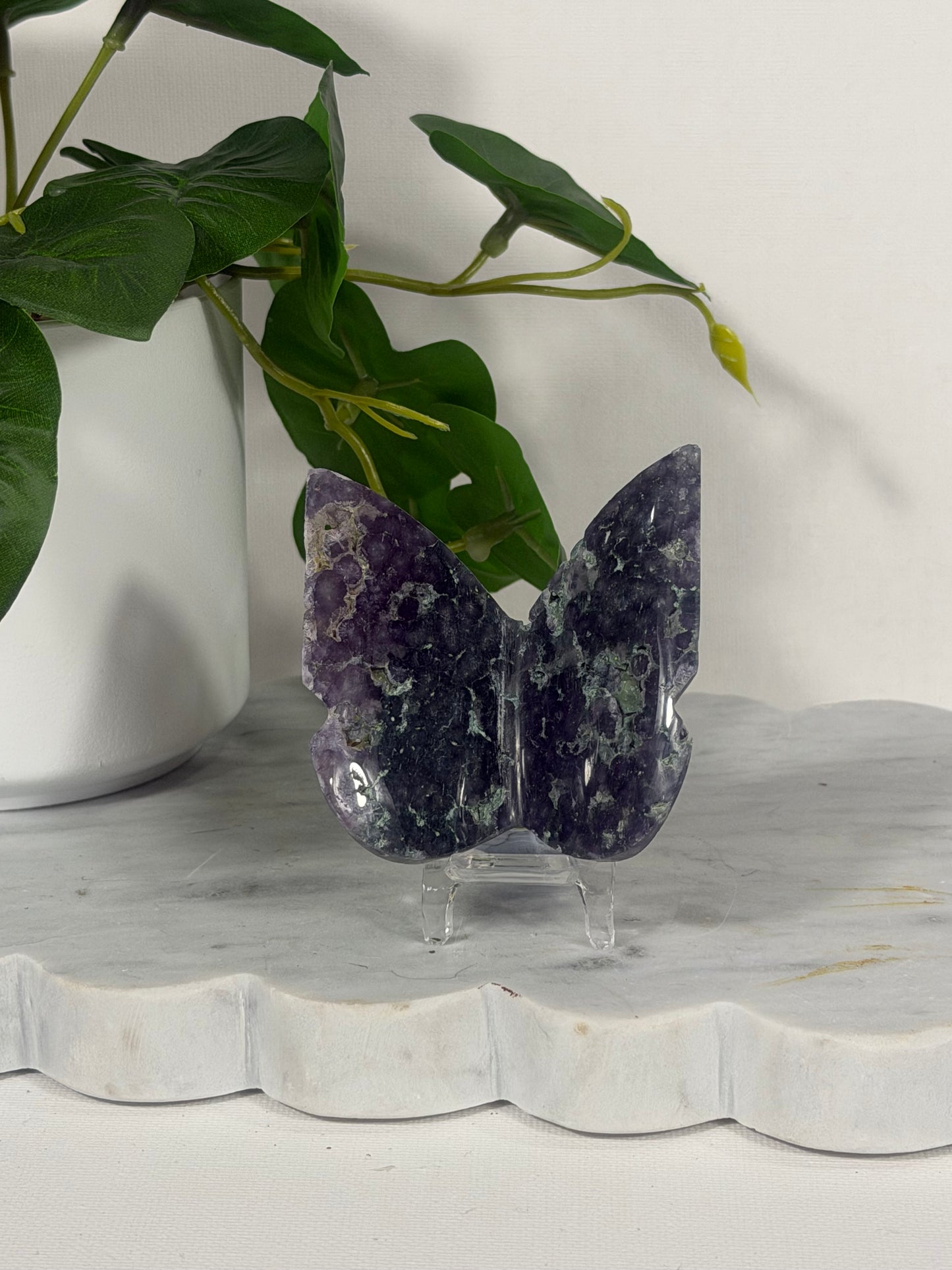 Grape Agate Butterfly