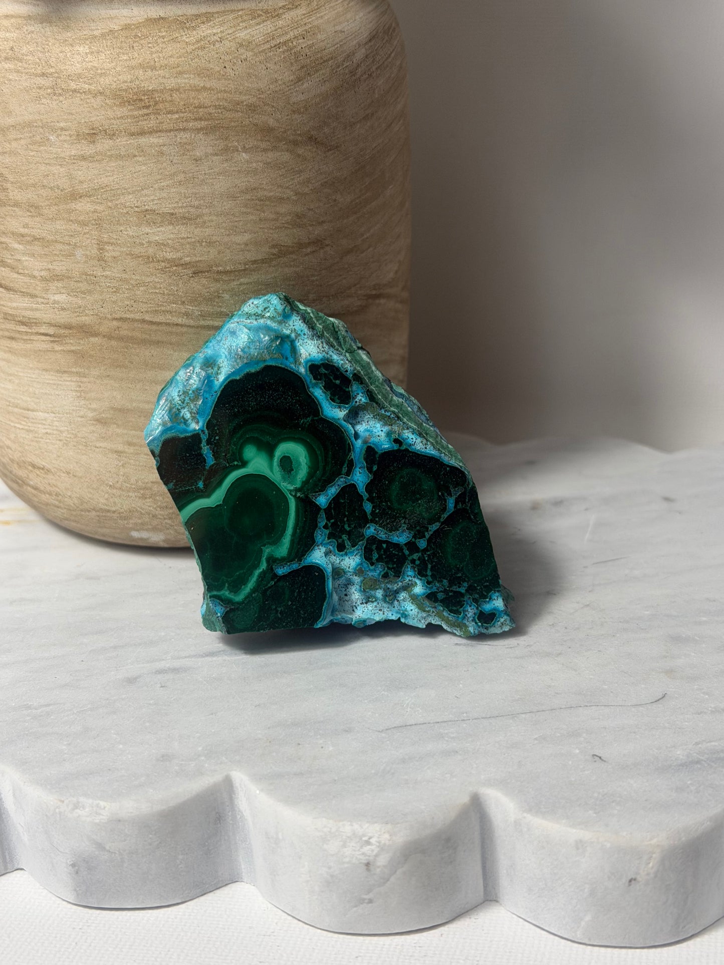 Malachite Chrysocolla Slab