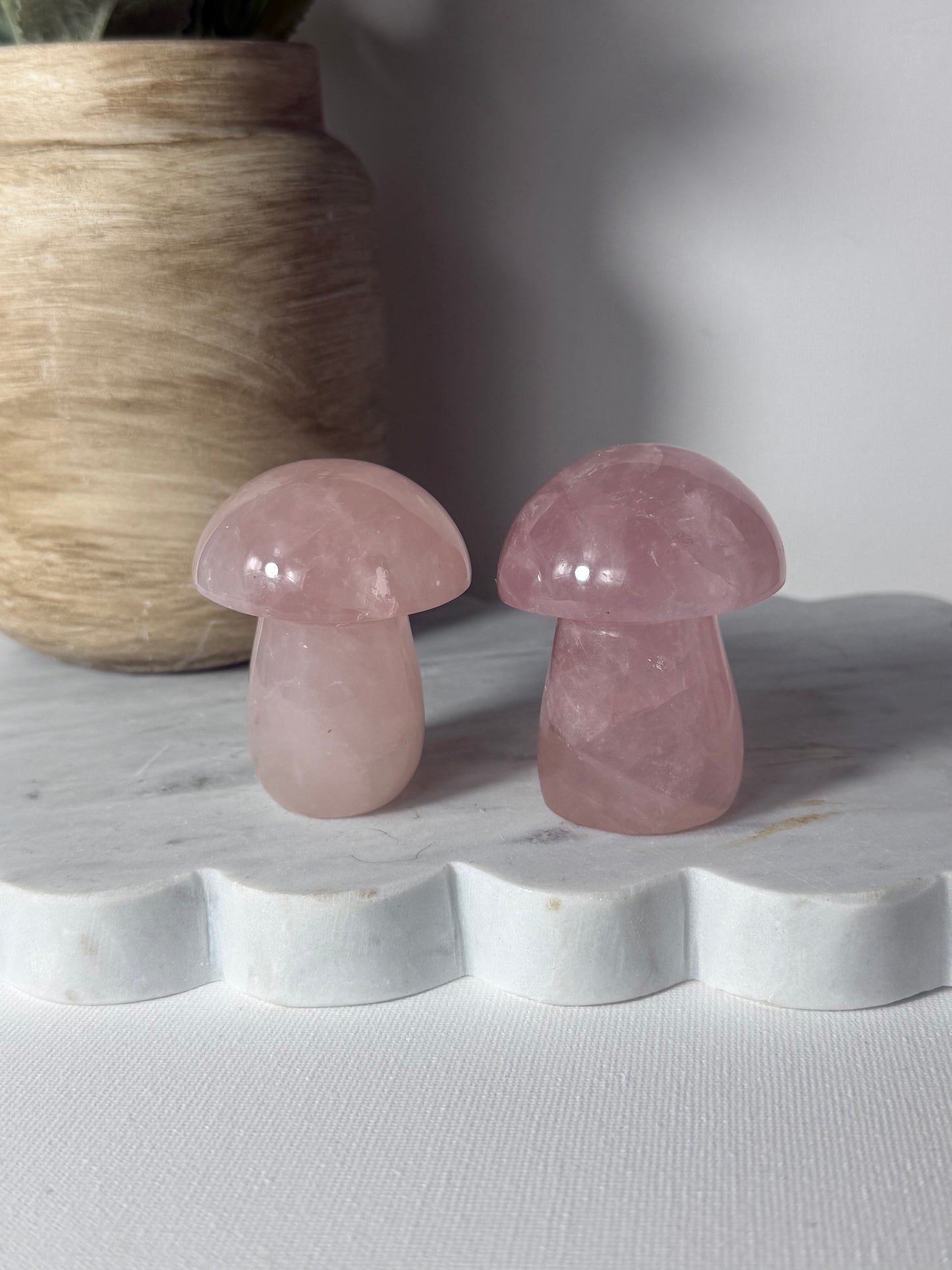 Rose Quartz Mushroom