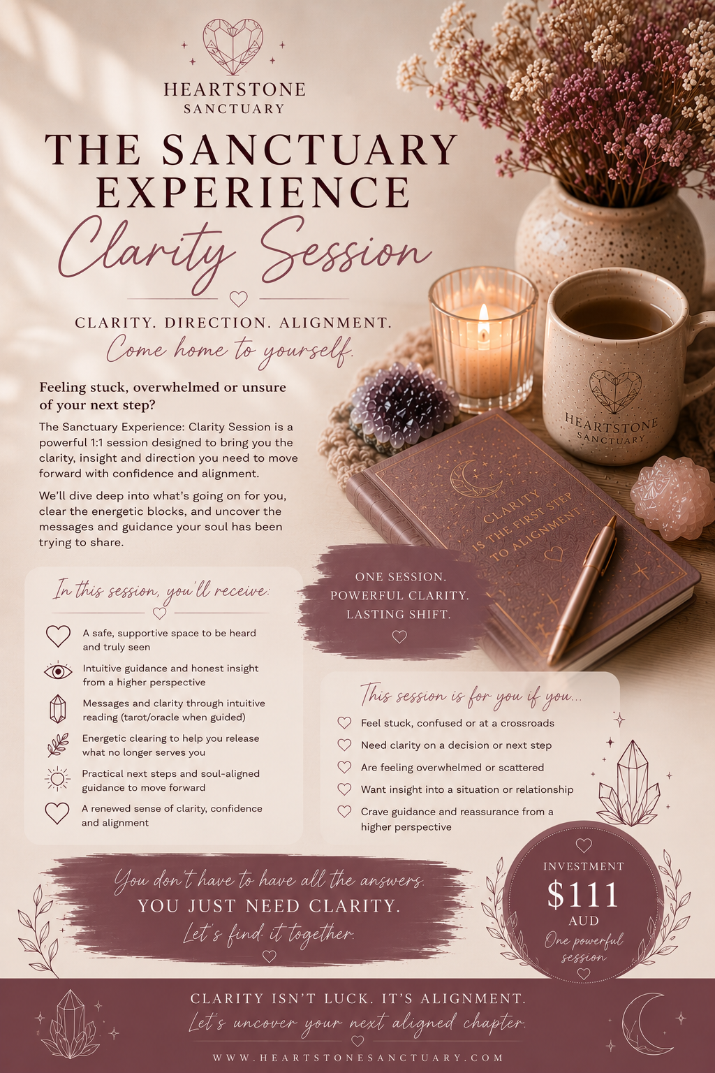 The Sanctuary Experience: Clarity Session