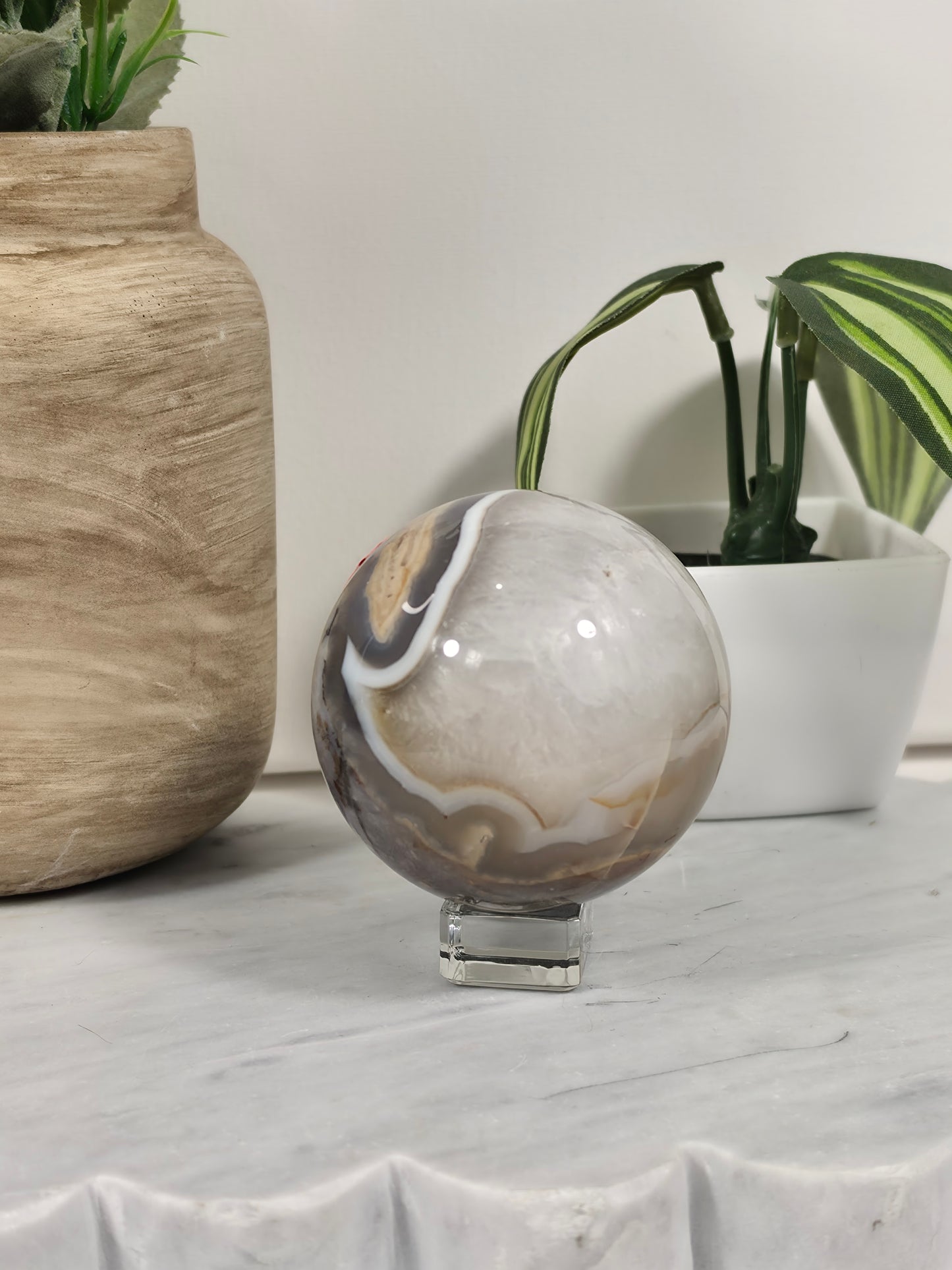 Orbicular Moss Agate Sphere OM2