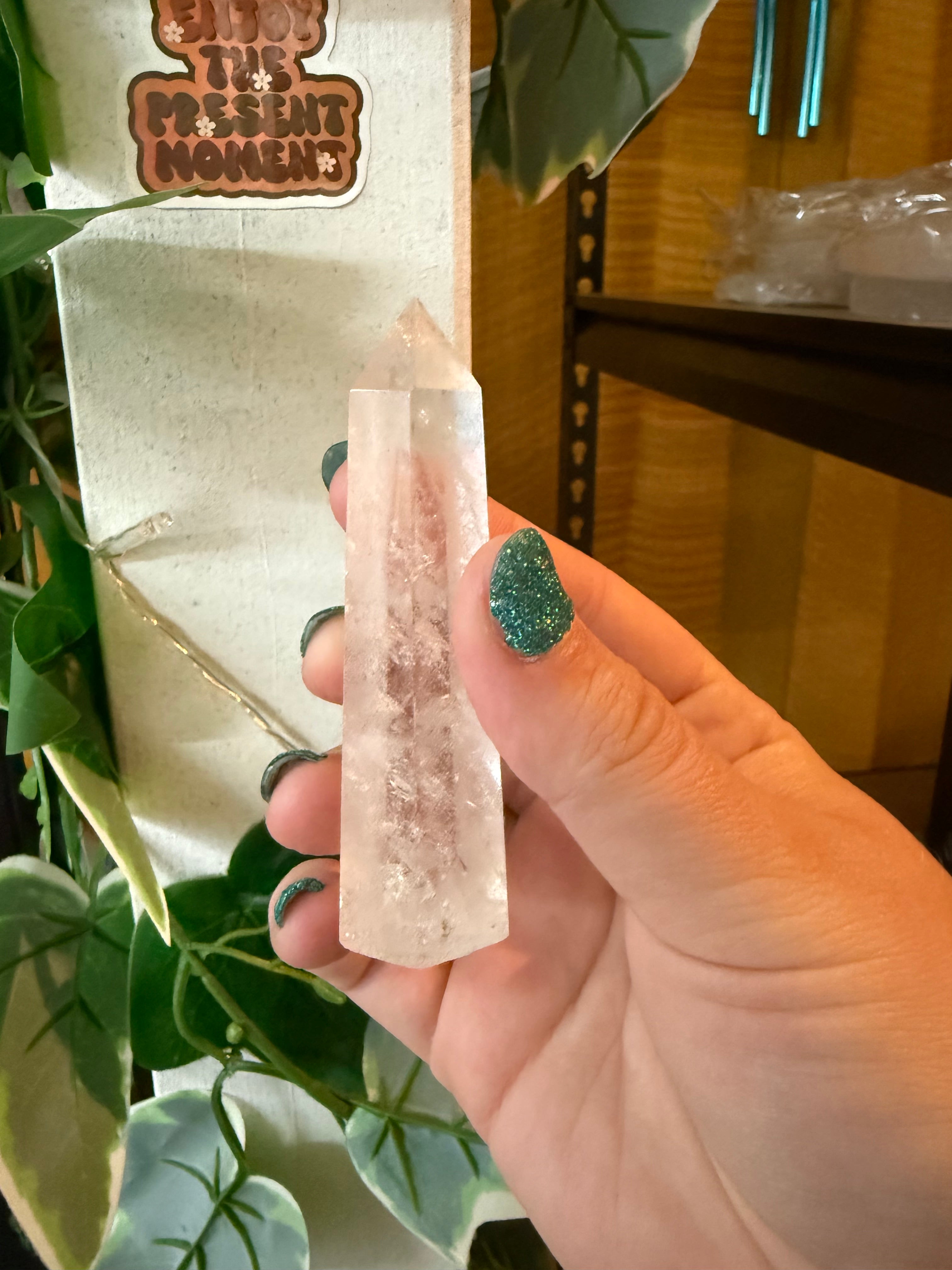 Clear Quartz Tower