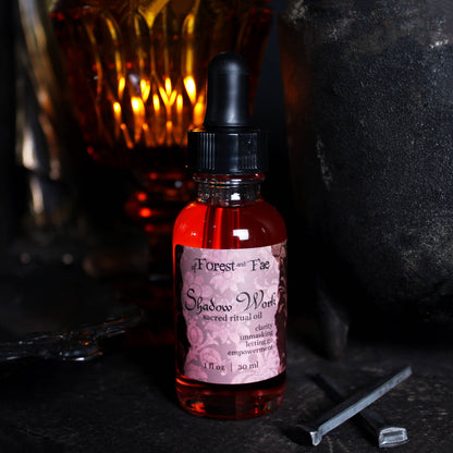 Shadow Work Ritual Oil • Herb Infused • Journey Work • Witch