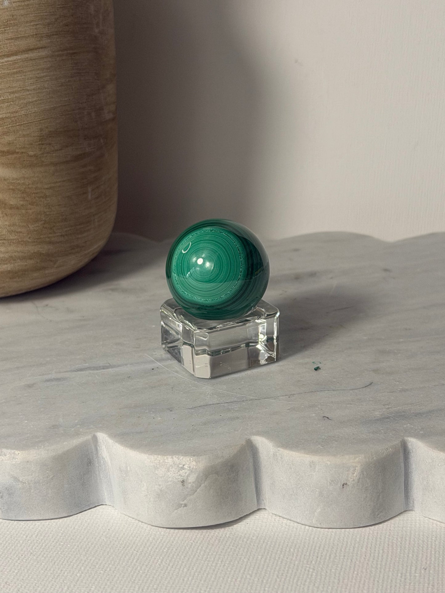 Malachite sphere