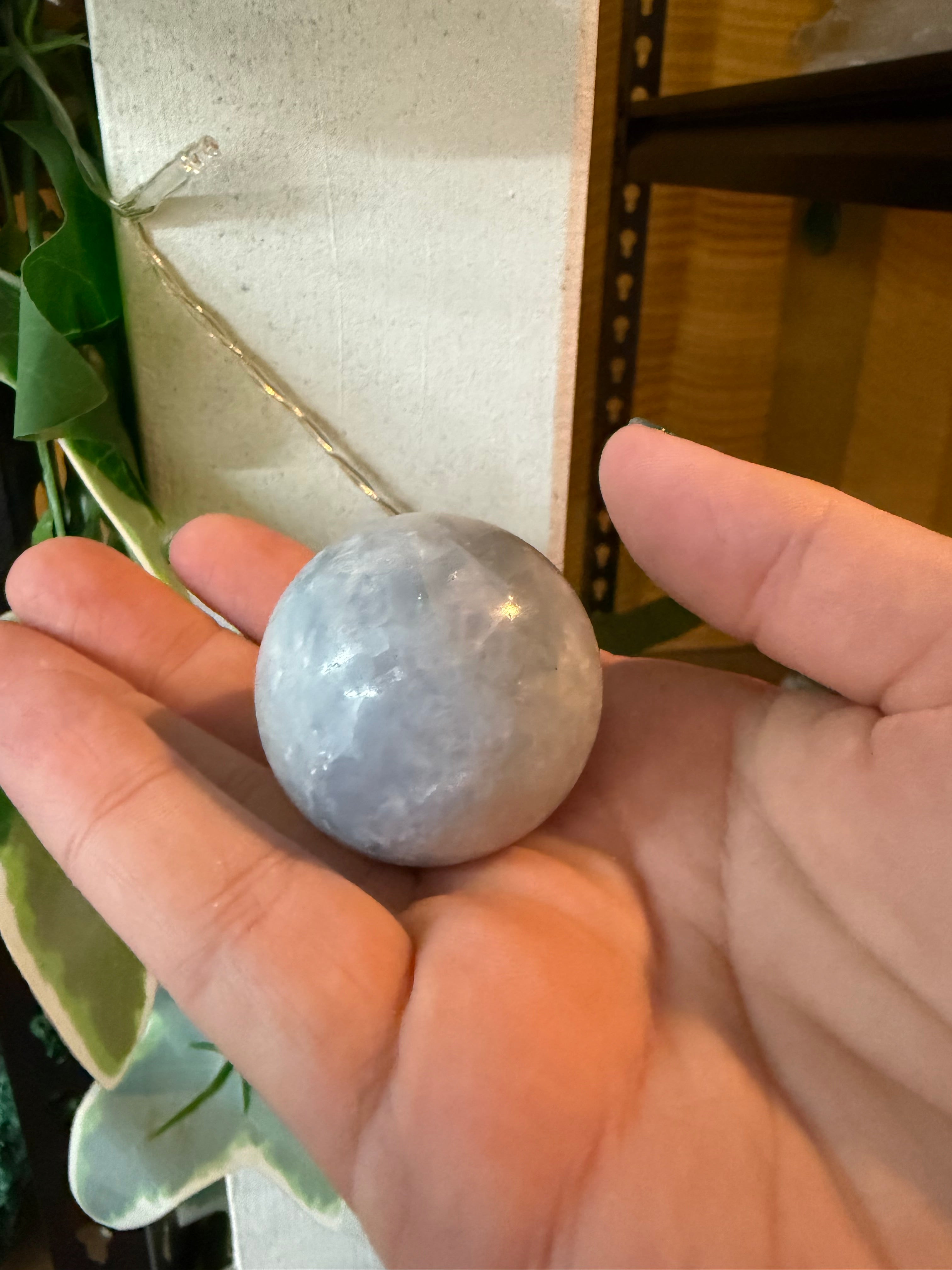 Blue Calcite Sphere