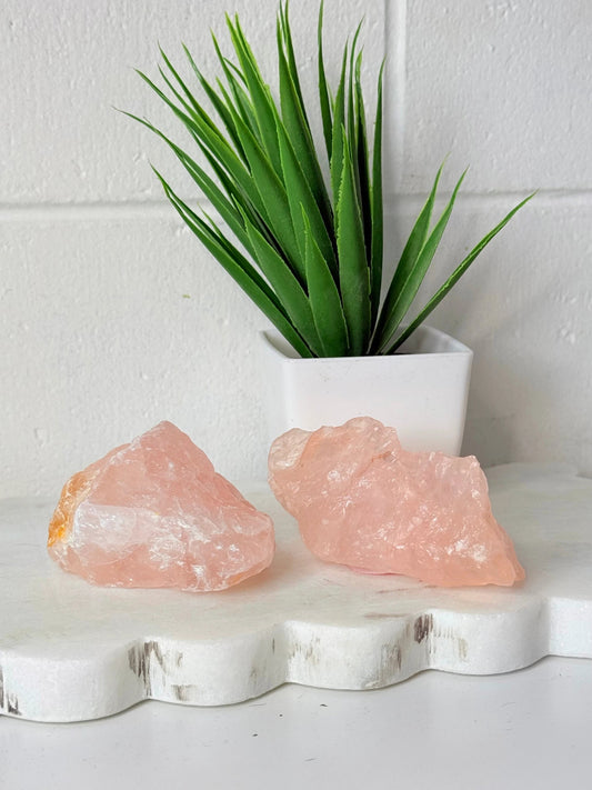 Rose Quartz Chunk Raw - intuitively selected by Heartstone Sanctuary