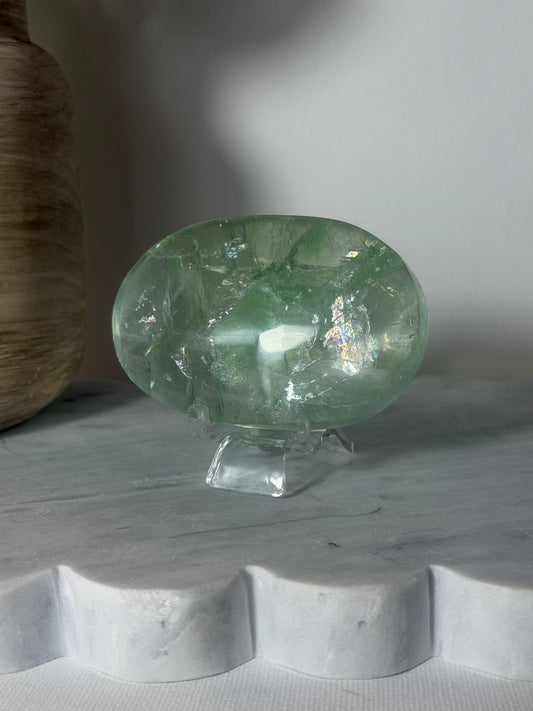 Fluorite Palm Stone