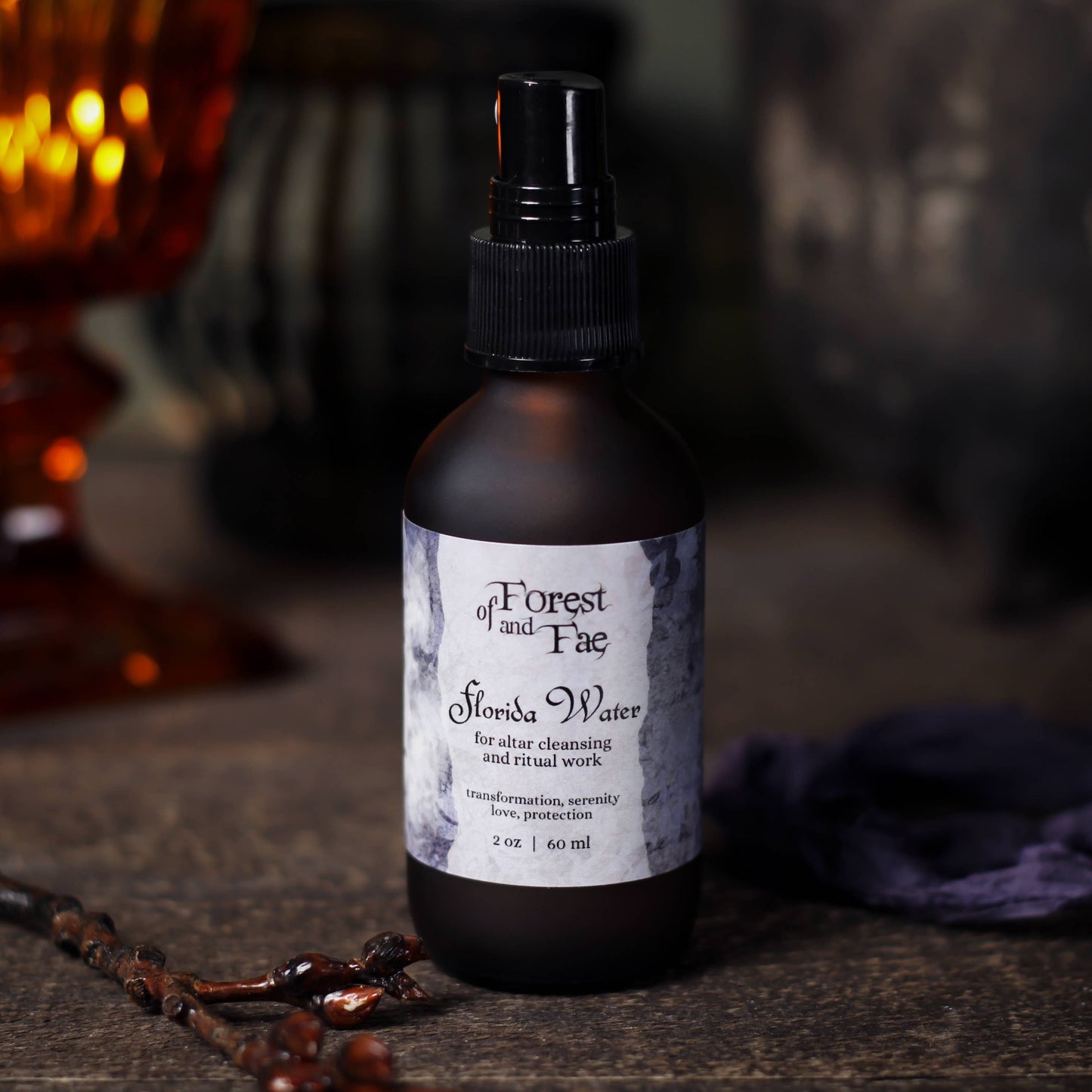 Botanical Florida Water • Crystal Infused • Witchcraft