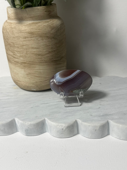 Mozambican Agate Heart