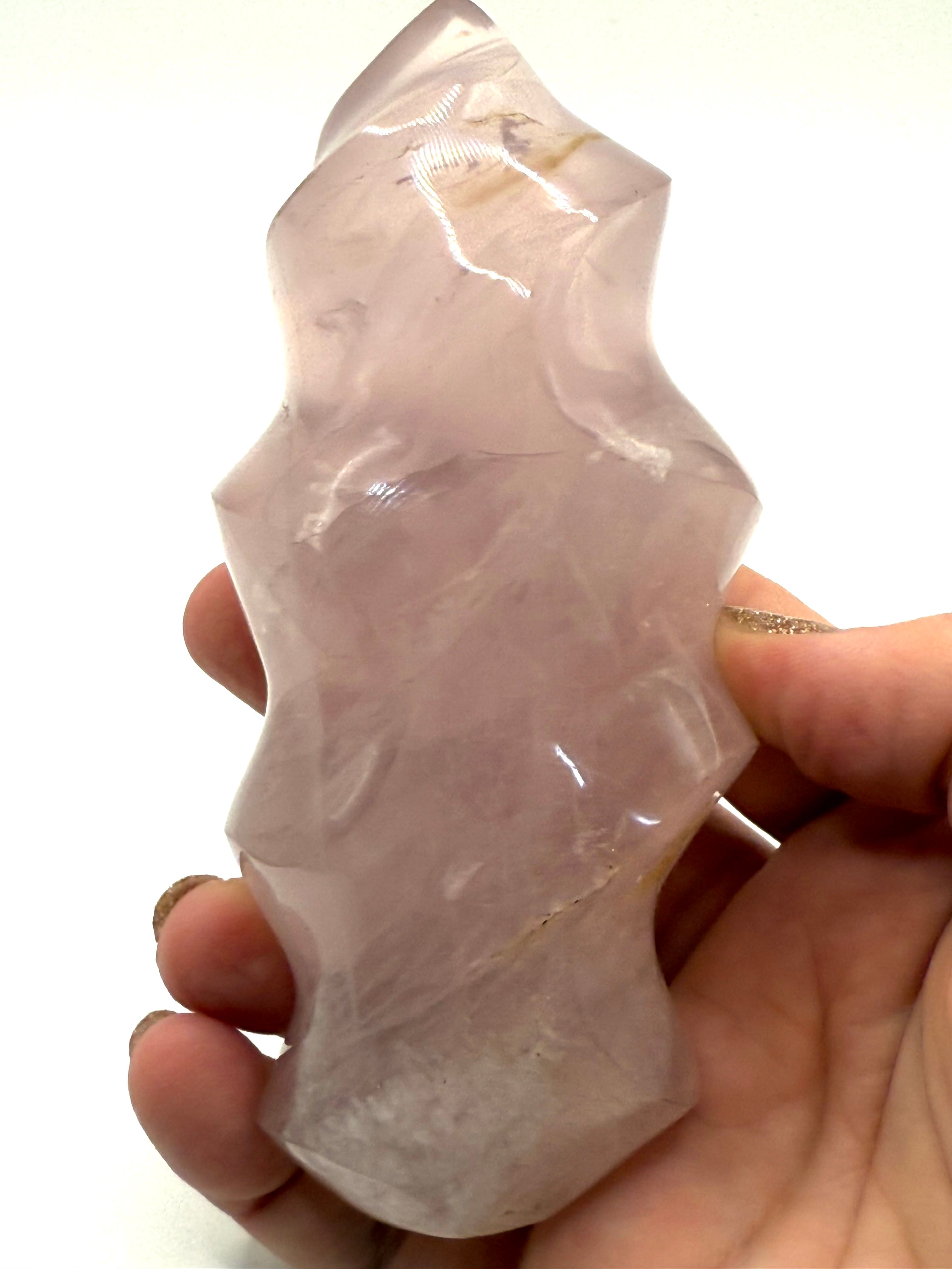 Rose Quartz Flame - 66a