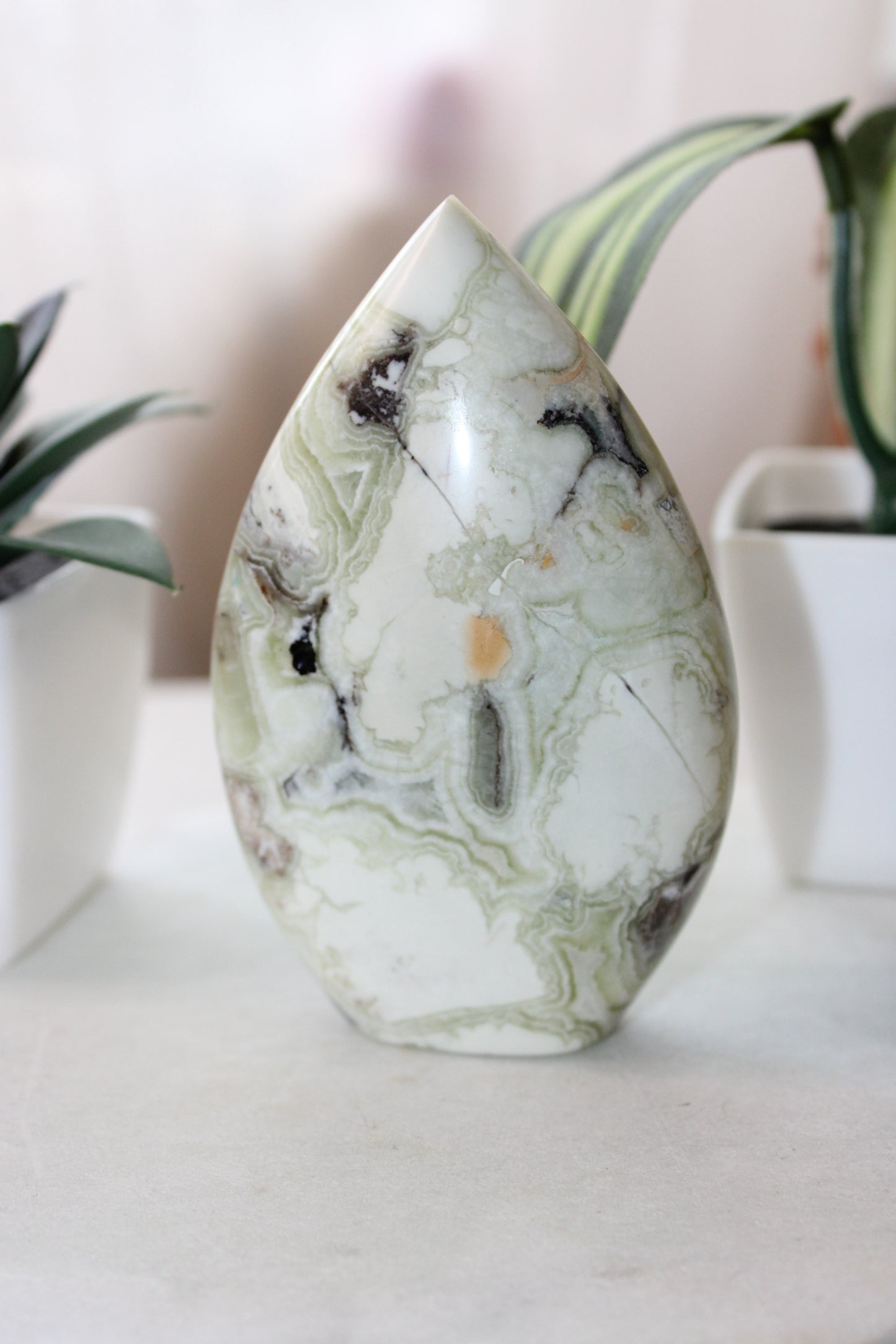 Green Maligano Jasper Arrowhead - 204g by Heartstone Sanctuary