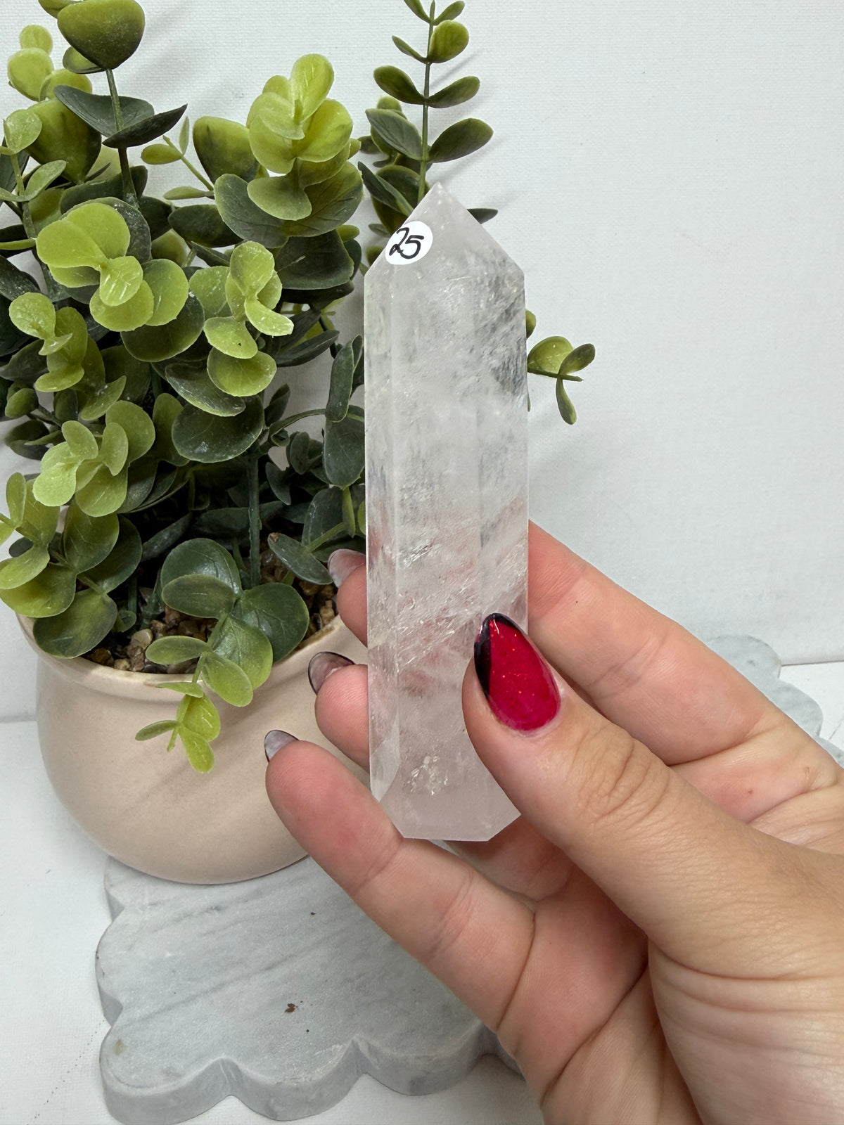 Clear Quartz Tower