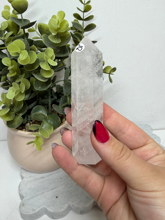 Clear Quartz Tower