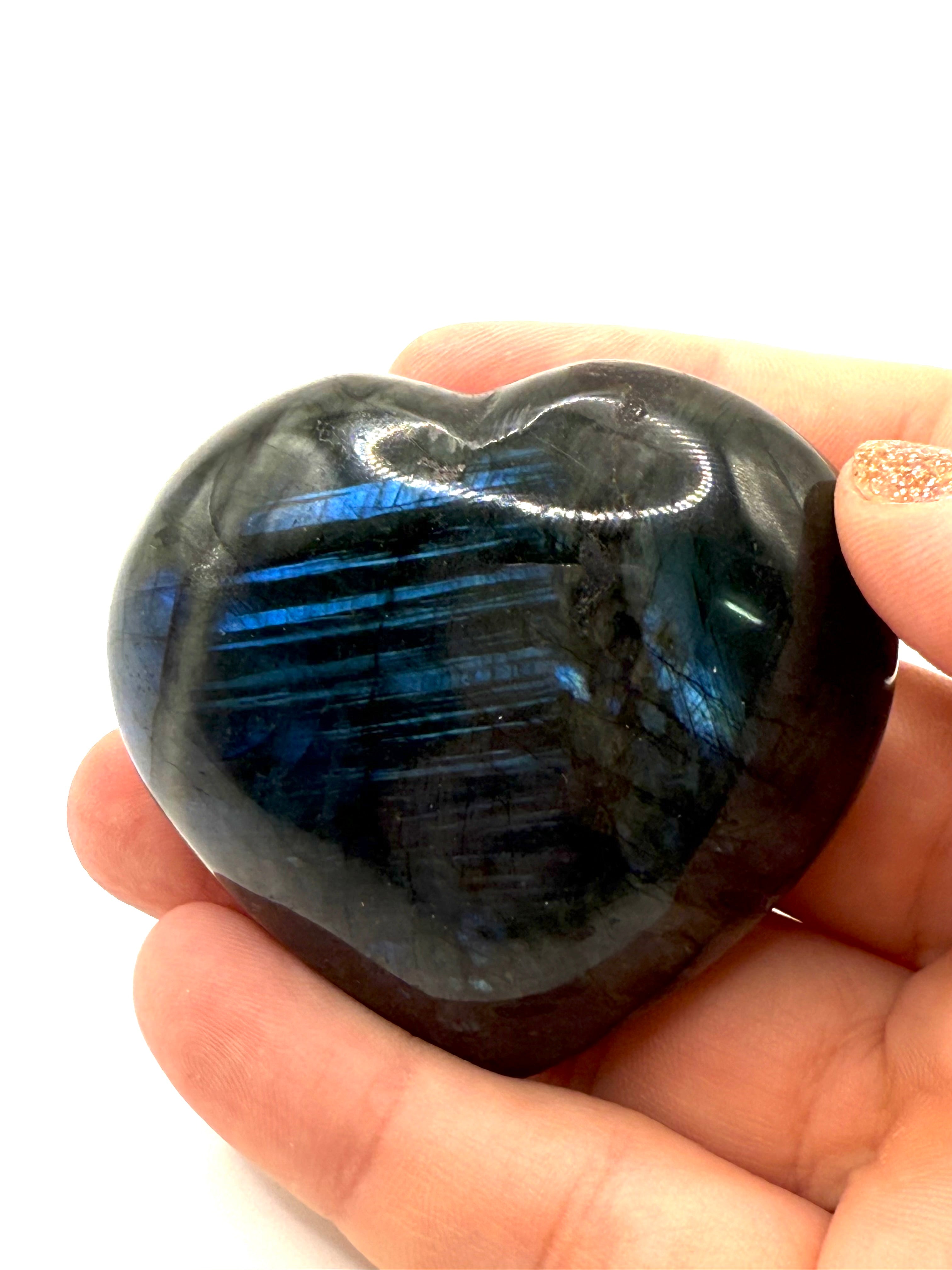Labradorite Flashy hearts