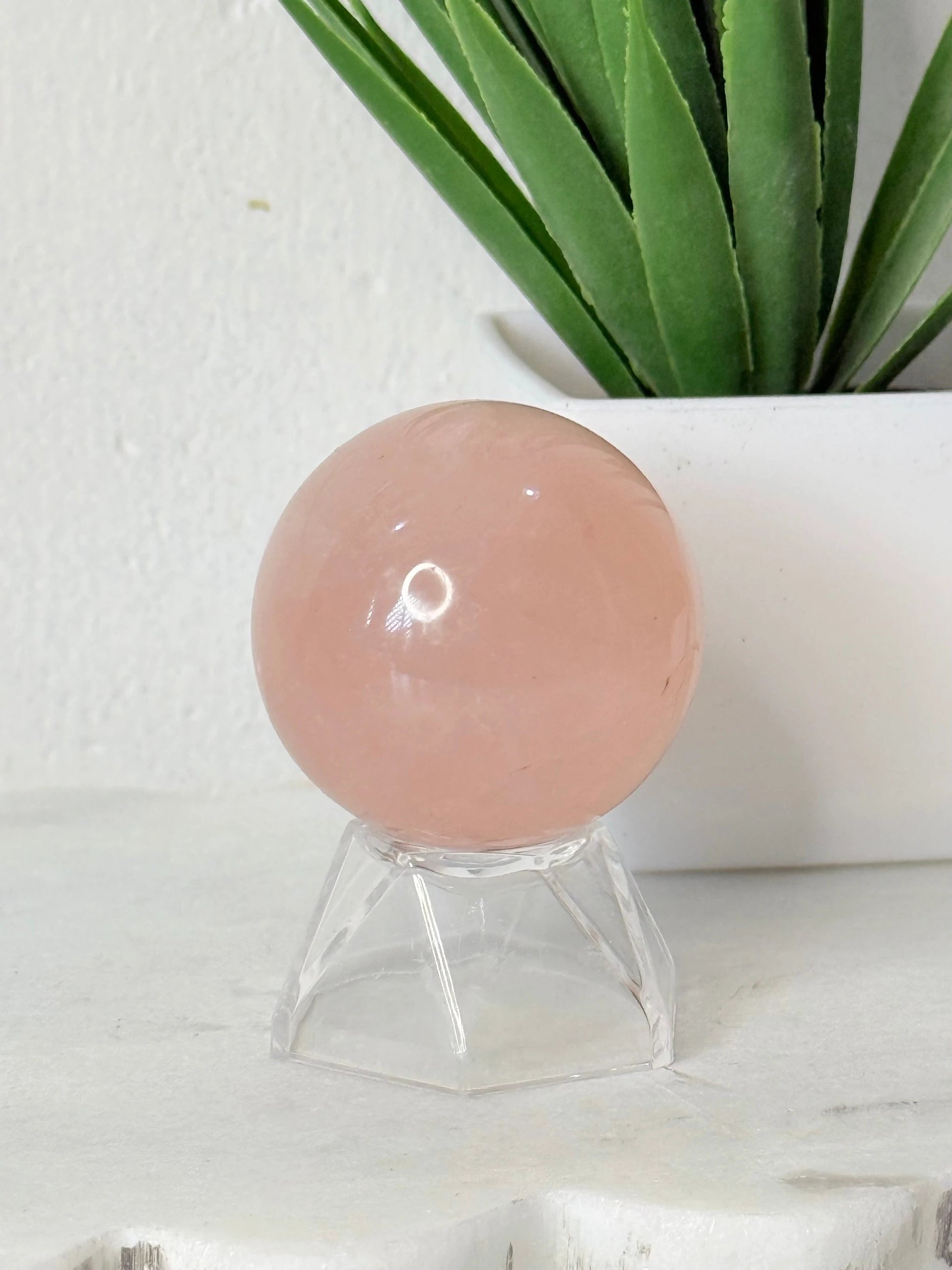 Rose Quartz Sphere - 180g- 5cm by Heartstone Sanctuary