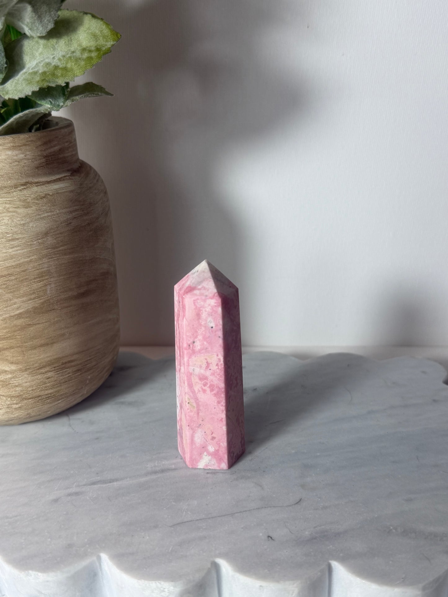 Peruvian Rhodonite Tower