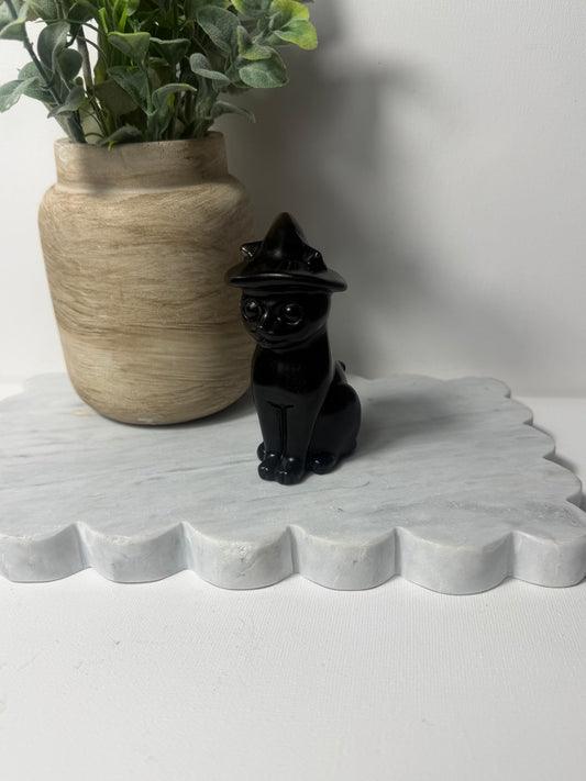 Black Obsidian Witches Cat