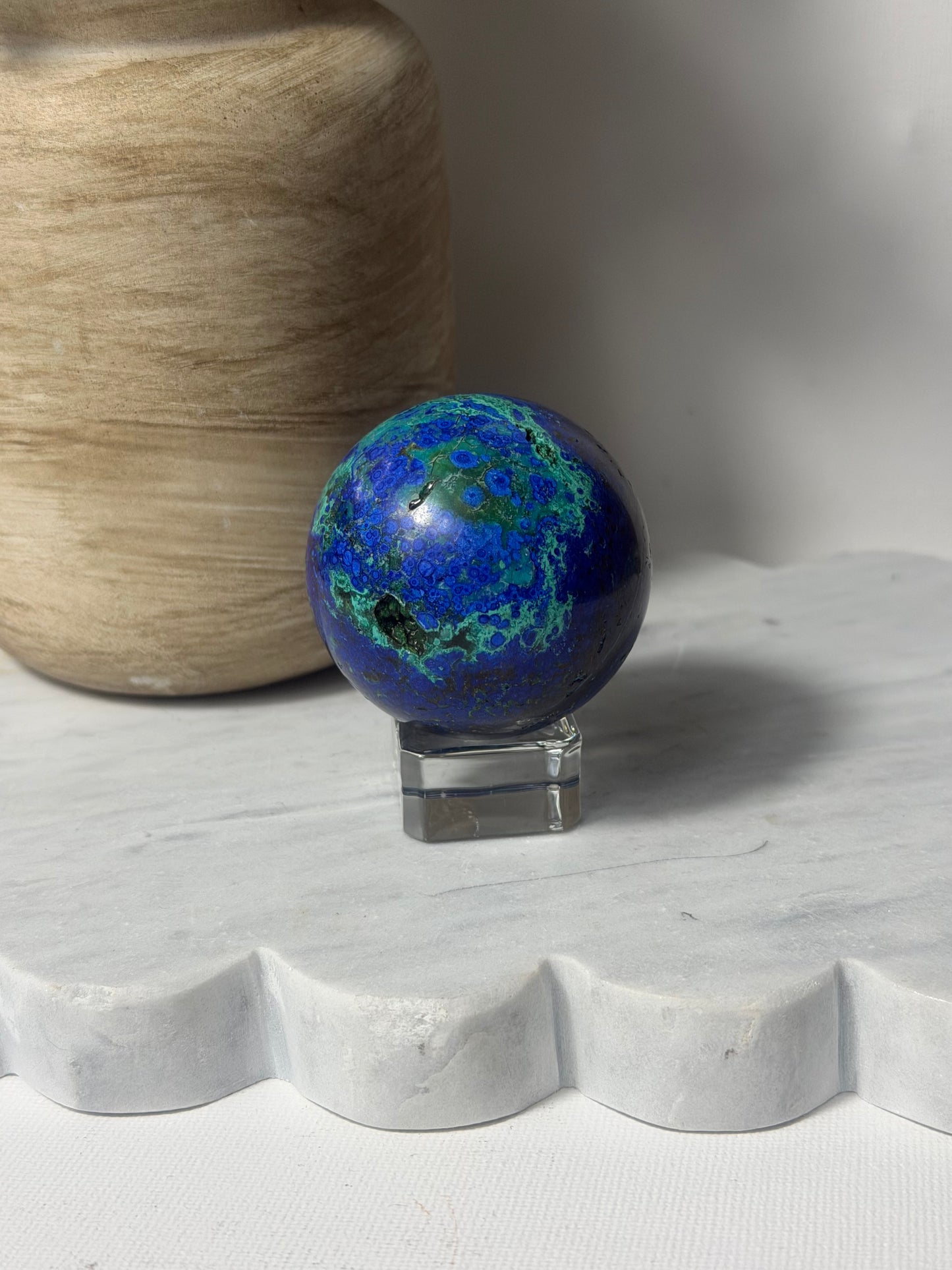 Malachite Azurite sphere