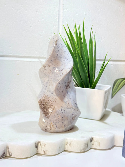 Ocean Jasper Flame - 444g by Heartstone Sanctuary