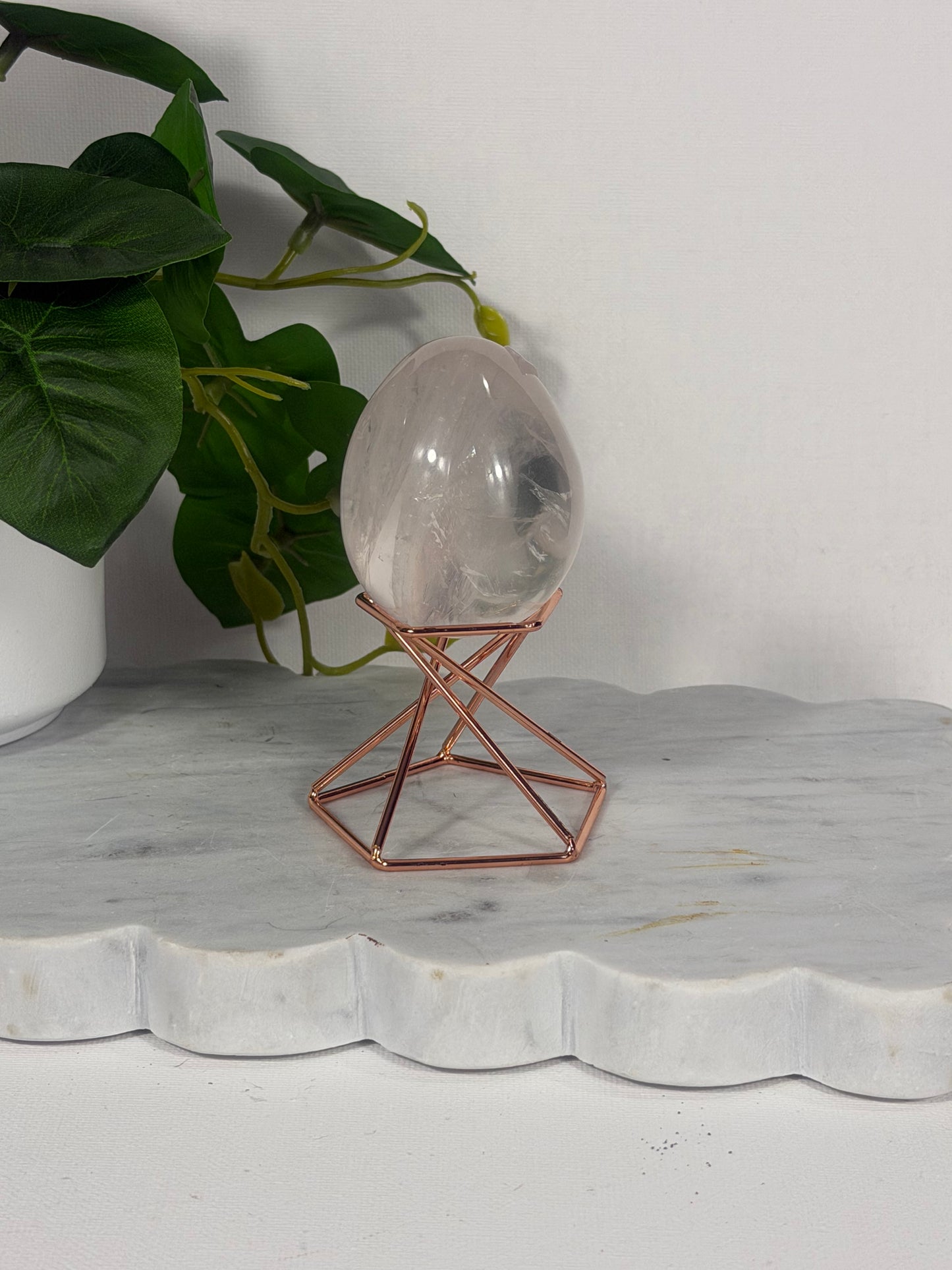 Jelly Rose Quartz Egg
