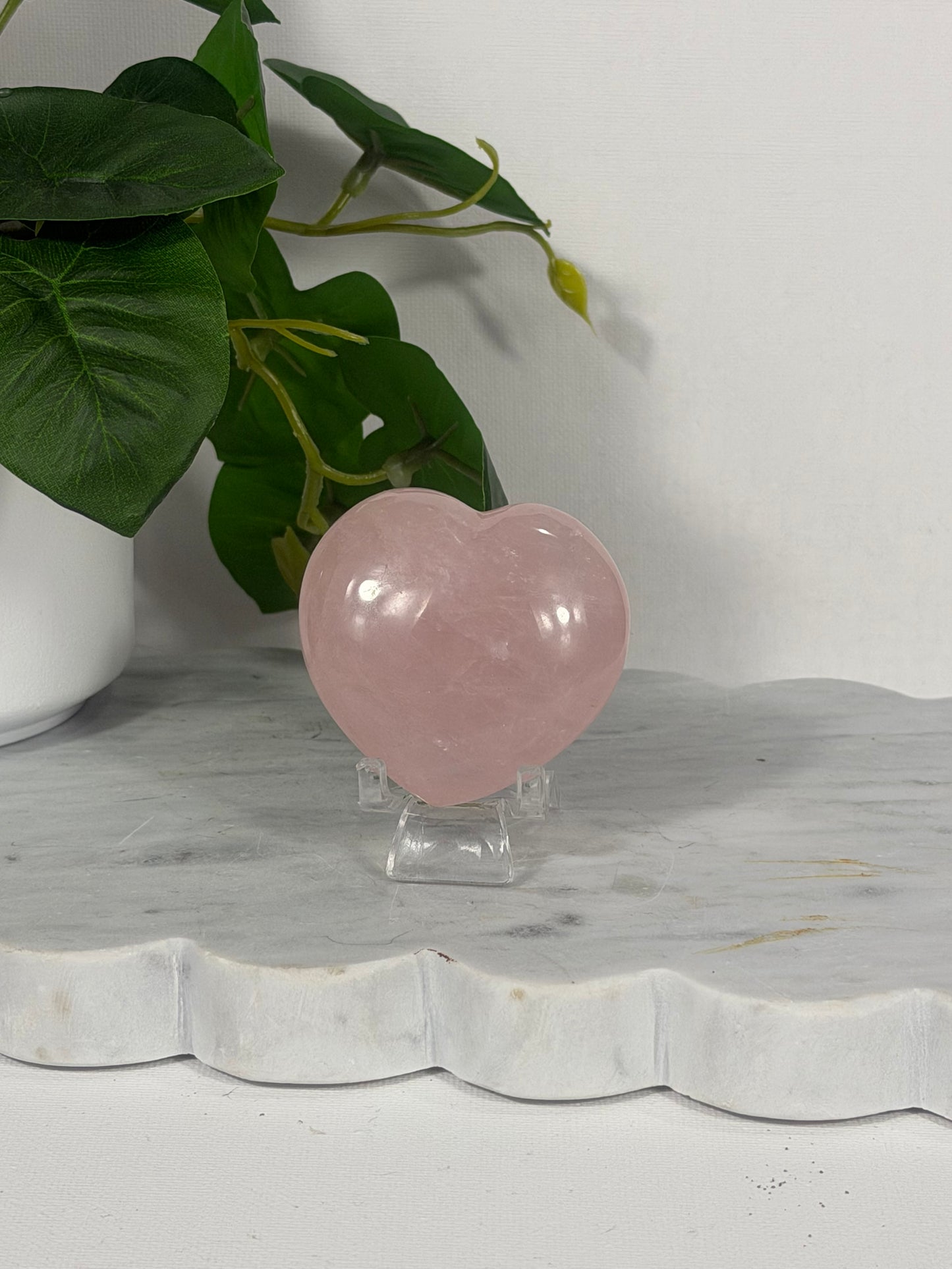 Rose Quartz Heart - intuitive pick