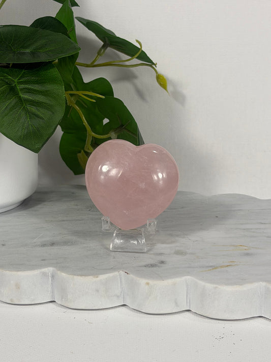 Rose Quartz Heart - intuitive pick