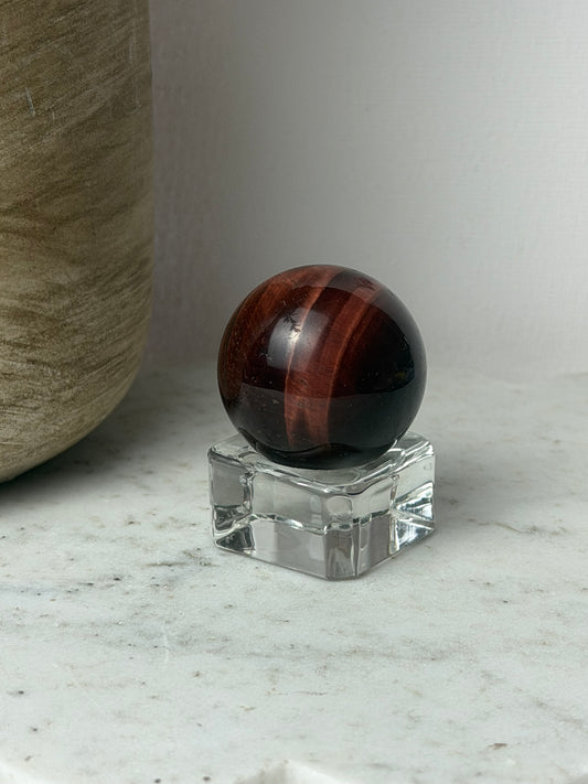 Red Tigers Eye Sphere