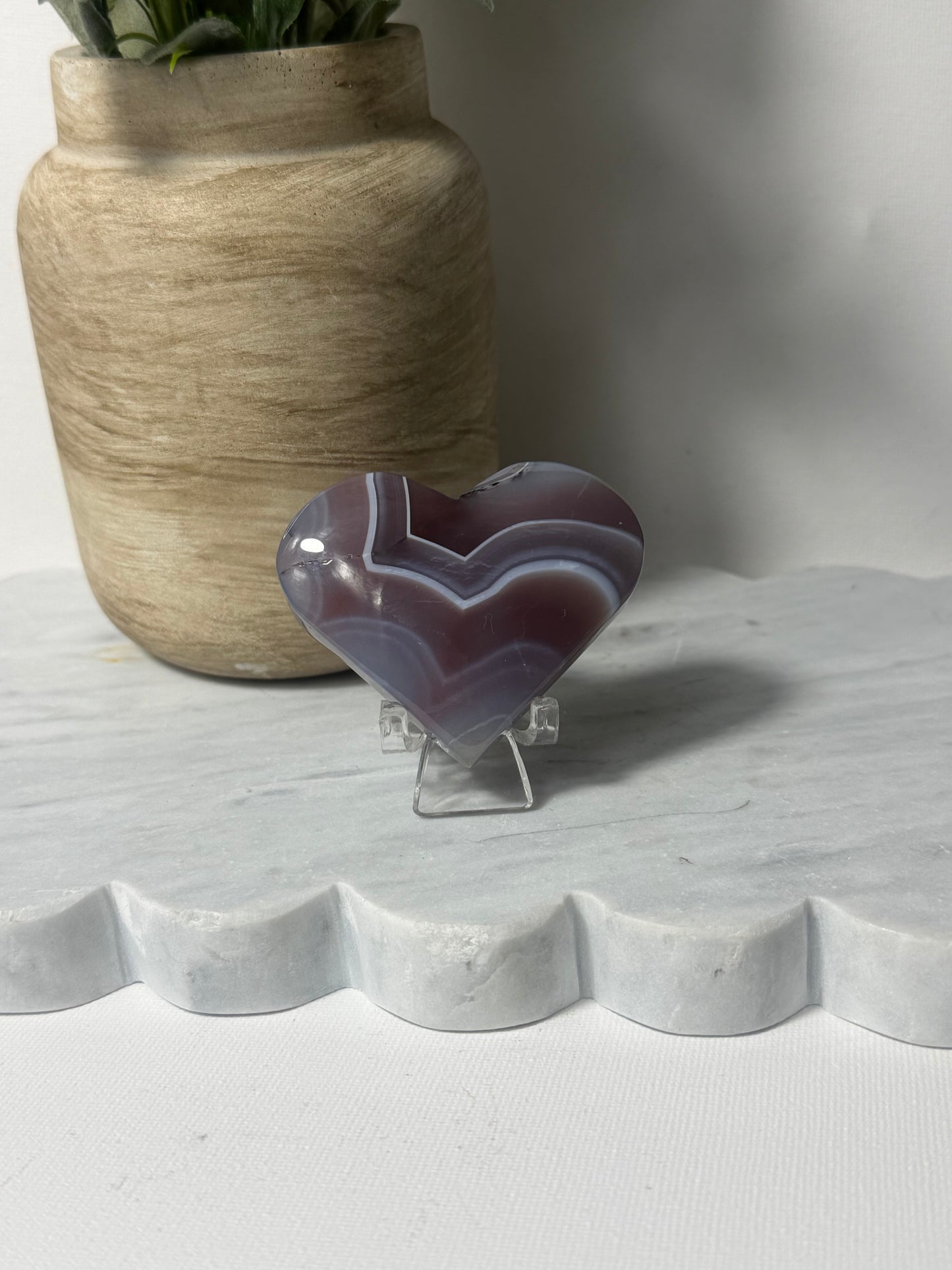 Mozambican Agate Heart