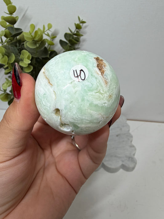 Hemimorphite Sphere