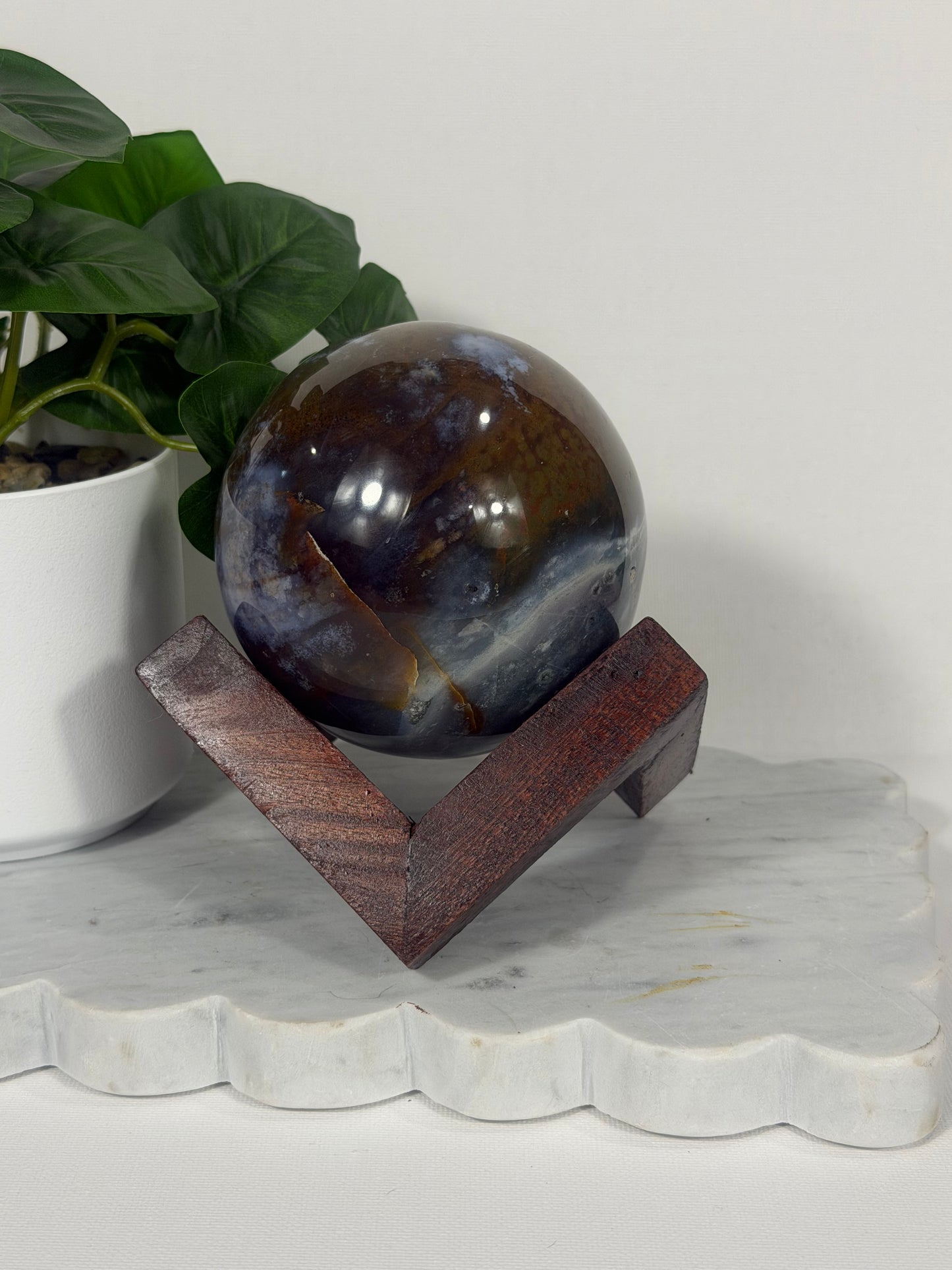 Ocean Jasper Sphere
