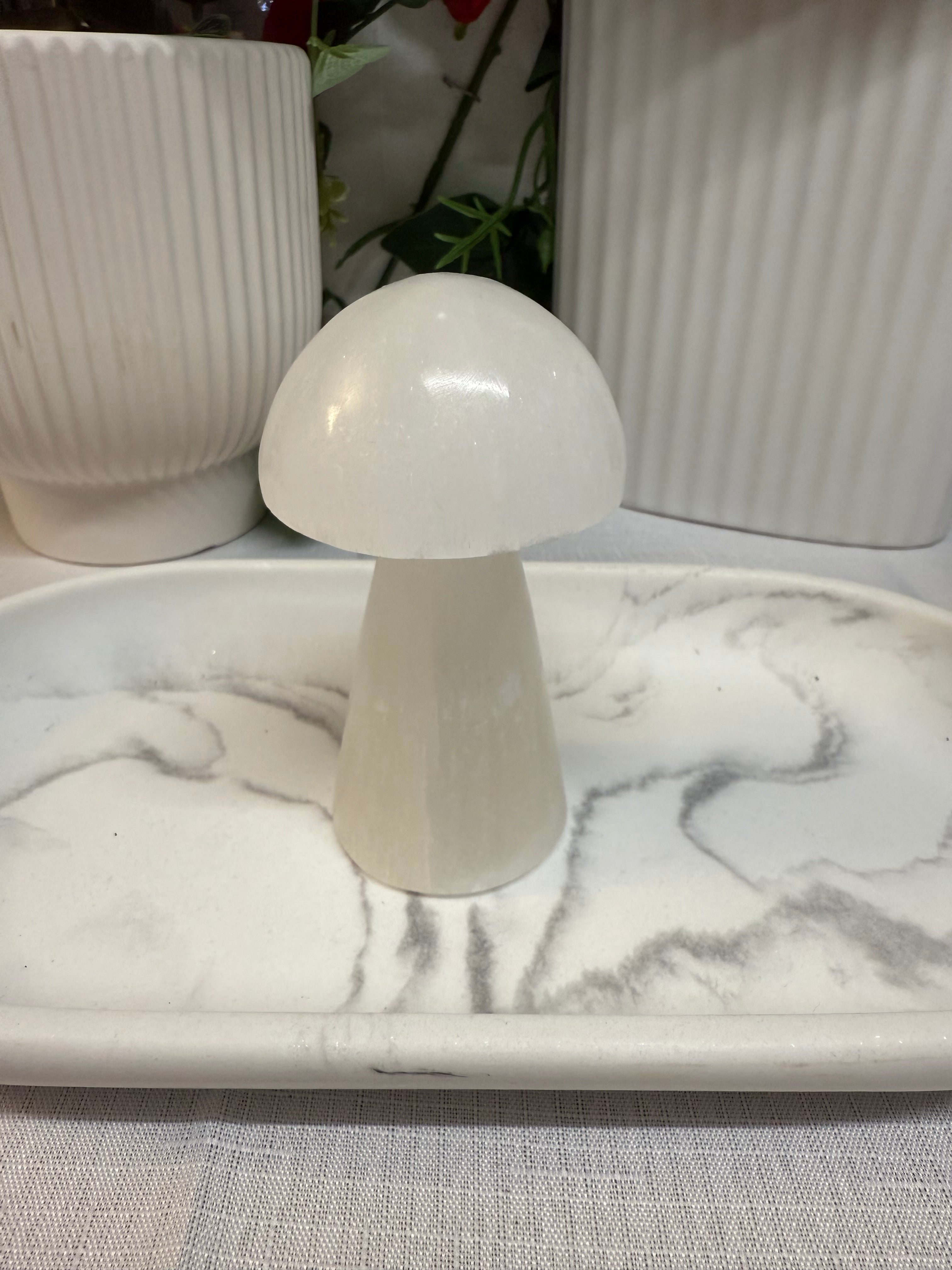 Large Selenite Mushroom