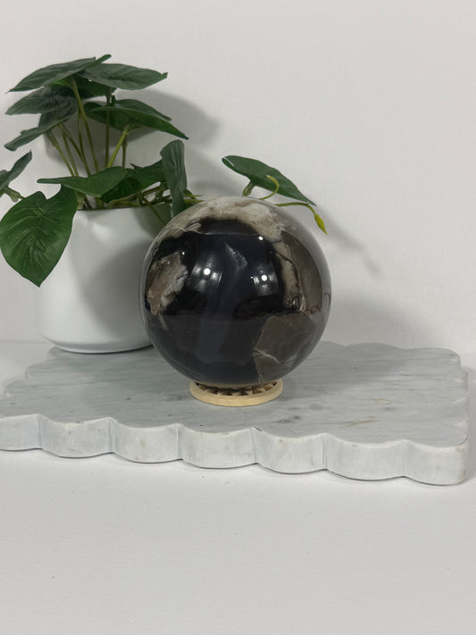 Volcanic Agate Sphere