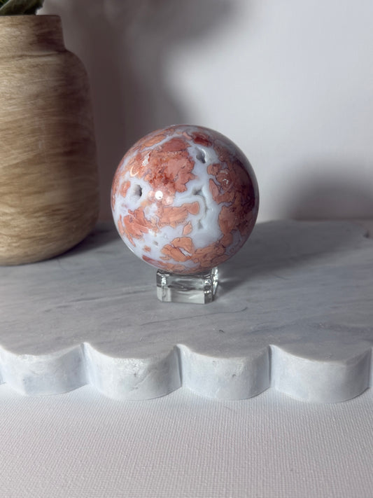 Pink Agate Sphere