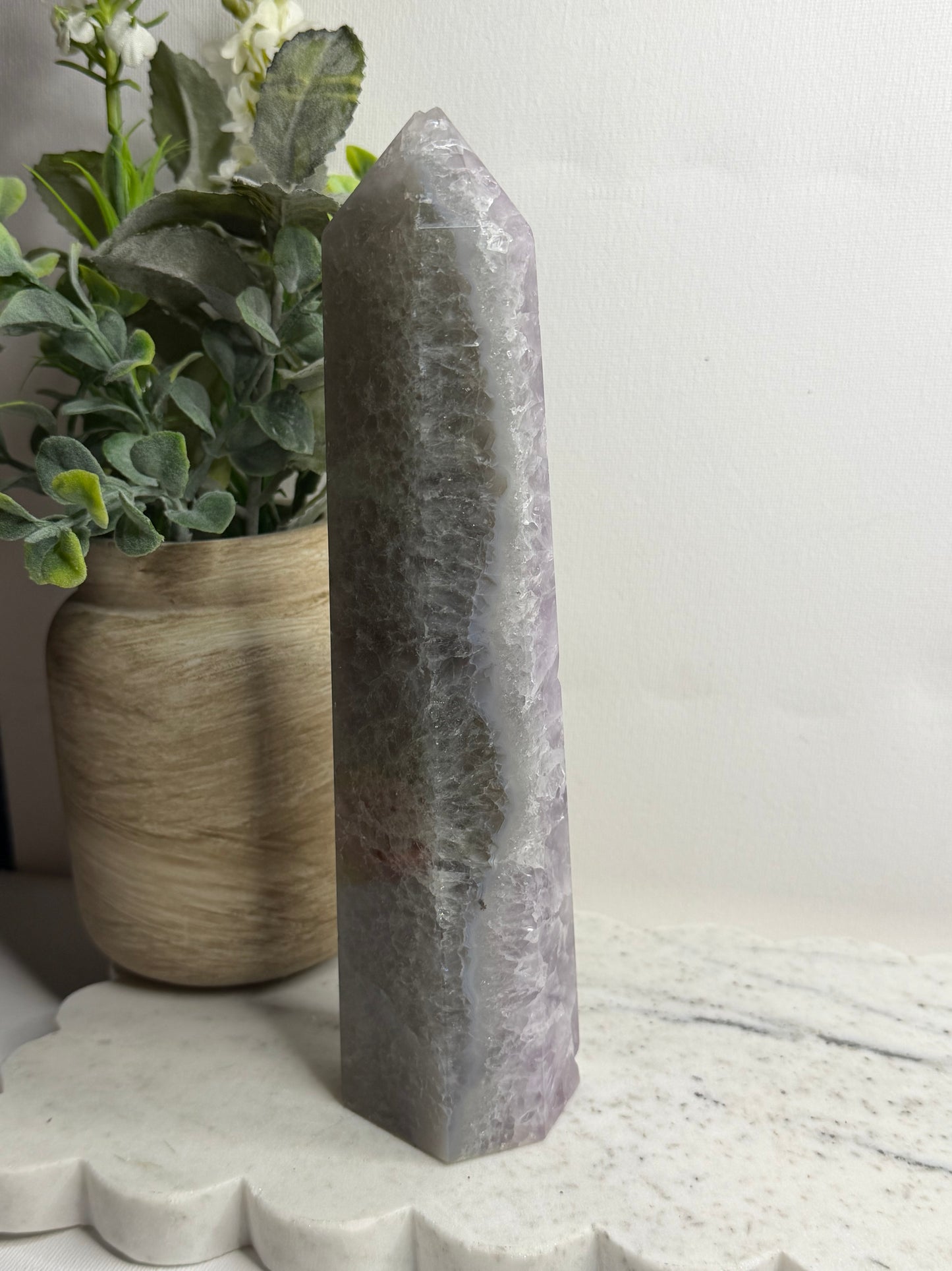 Imperfectly perfect Amethyst Smokey Tower