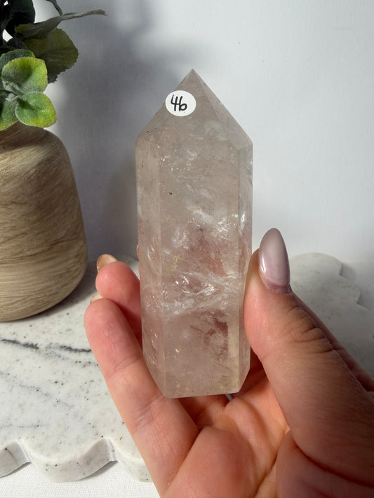 Clear Quartz Tower