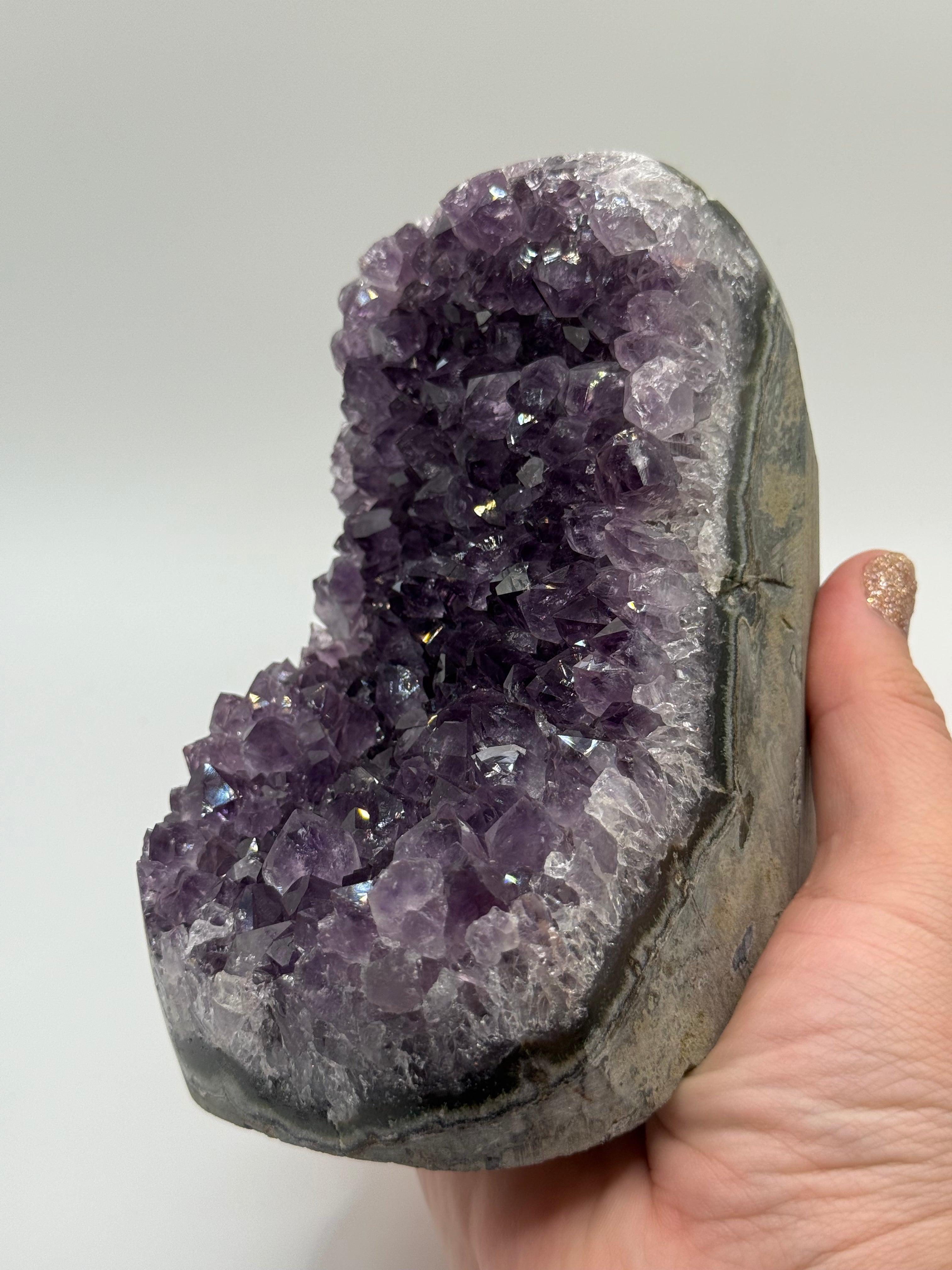 Amethyst Cut Base Cluster
