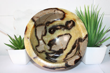 Septarian Crystal Bowl | Grounding & Ancient Earth Energy by Heartstone Sanctuary