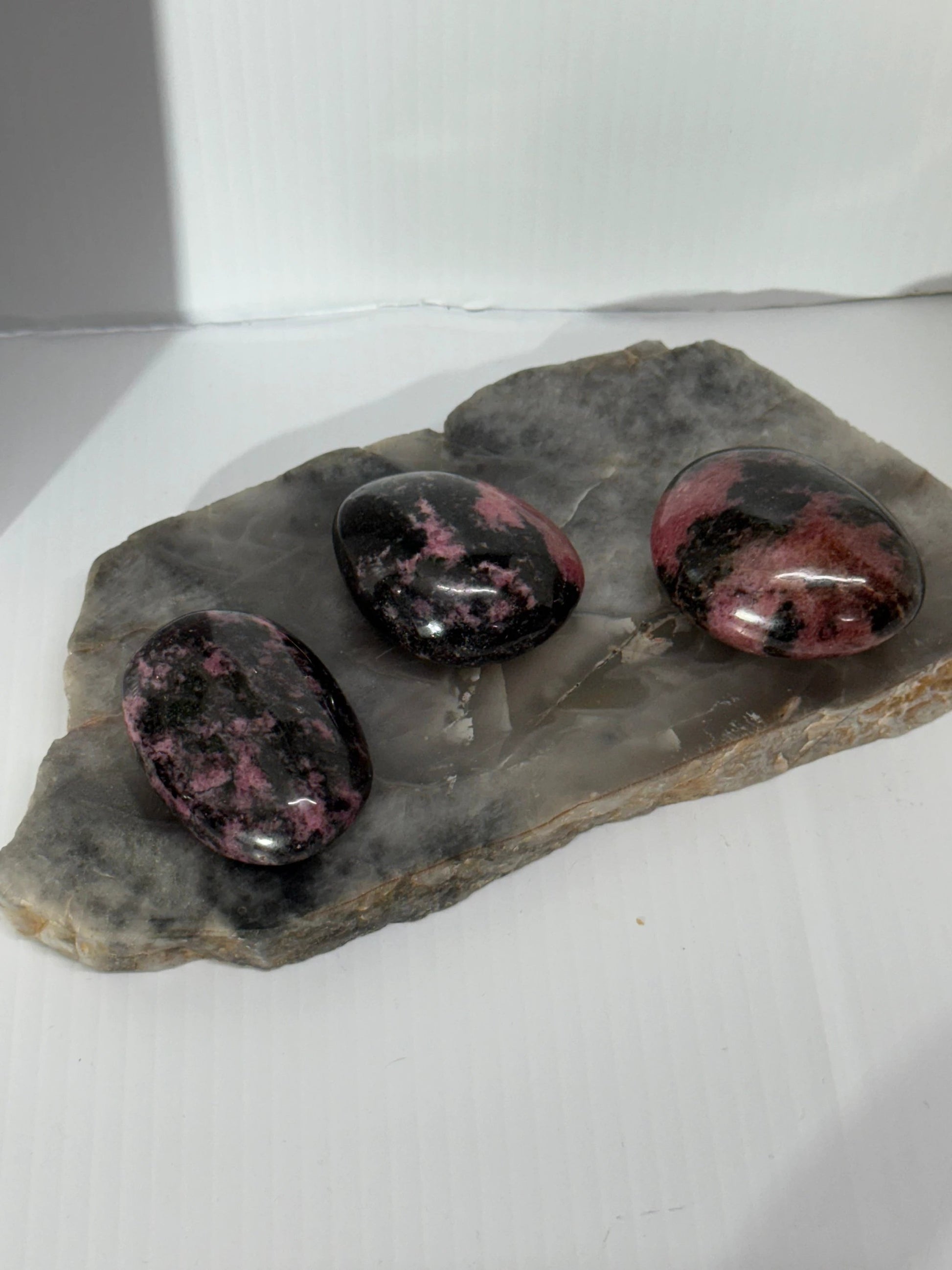 Rhodonite palm by Heartstone Sanctuary