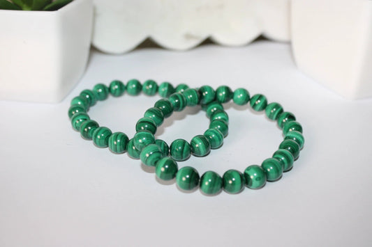 Malachite Crystal Bracelets | Protection & Transformation by Heartstone Sanctuary