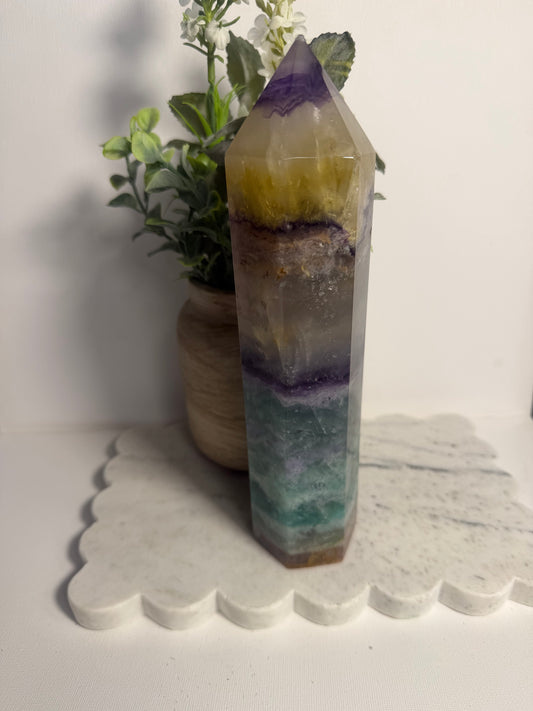 Fluorite Tower Rainbow