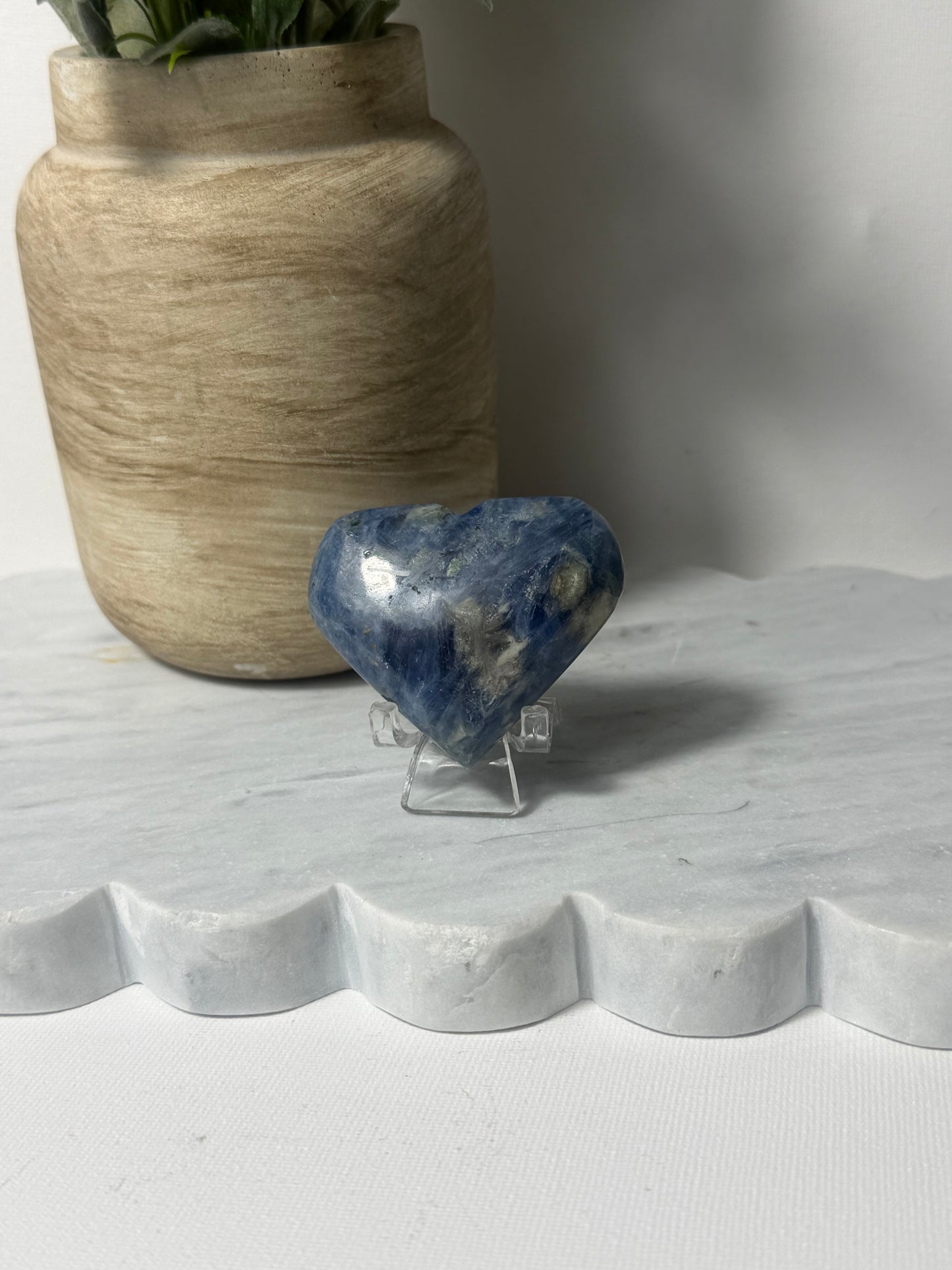 Blue Kyanite Heart