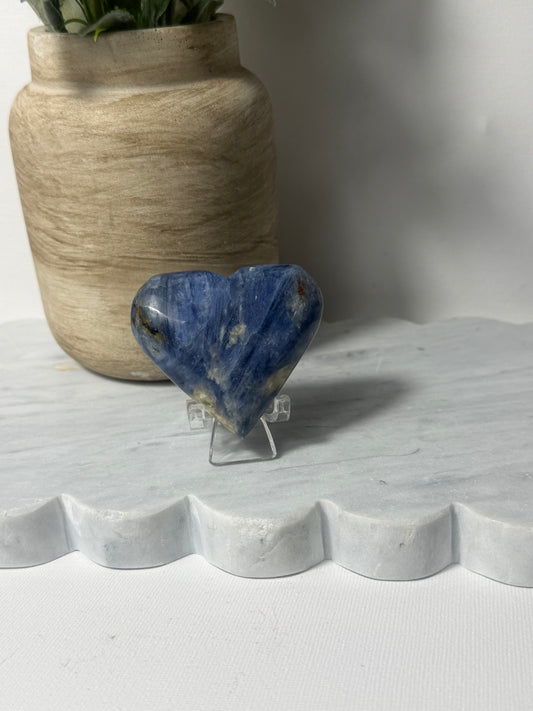 Blue Kyanite Heart