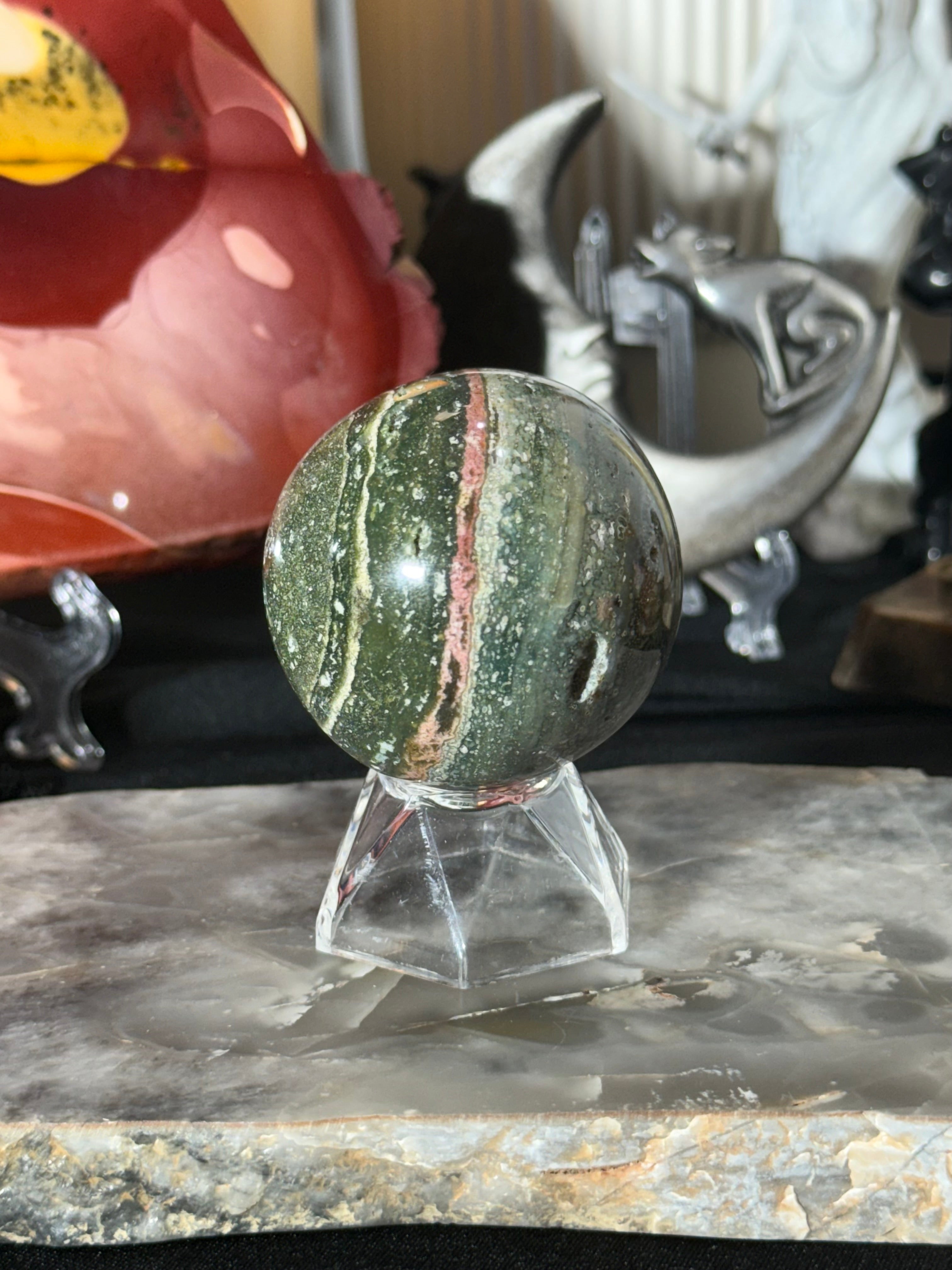 Ocean Jasper Sphere - 36A