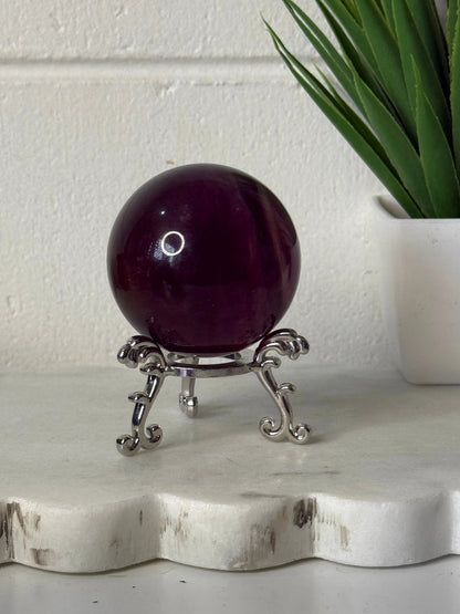 Flourite Sphere - 235g - 5cm by Heartstone Sanctuary