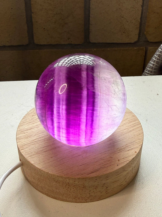 Flourite Sphere - 253g - 5cm by Heartstone Sanctuary