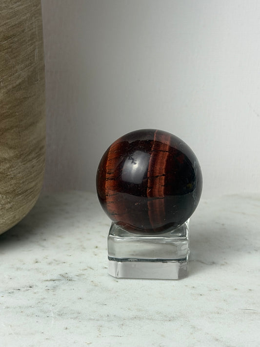 Red Tigers Eye Sphere